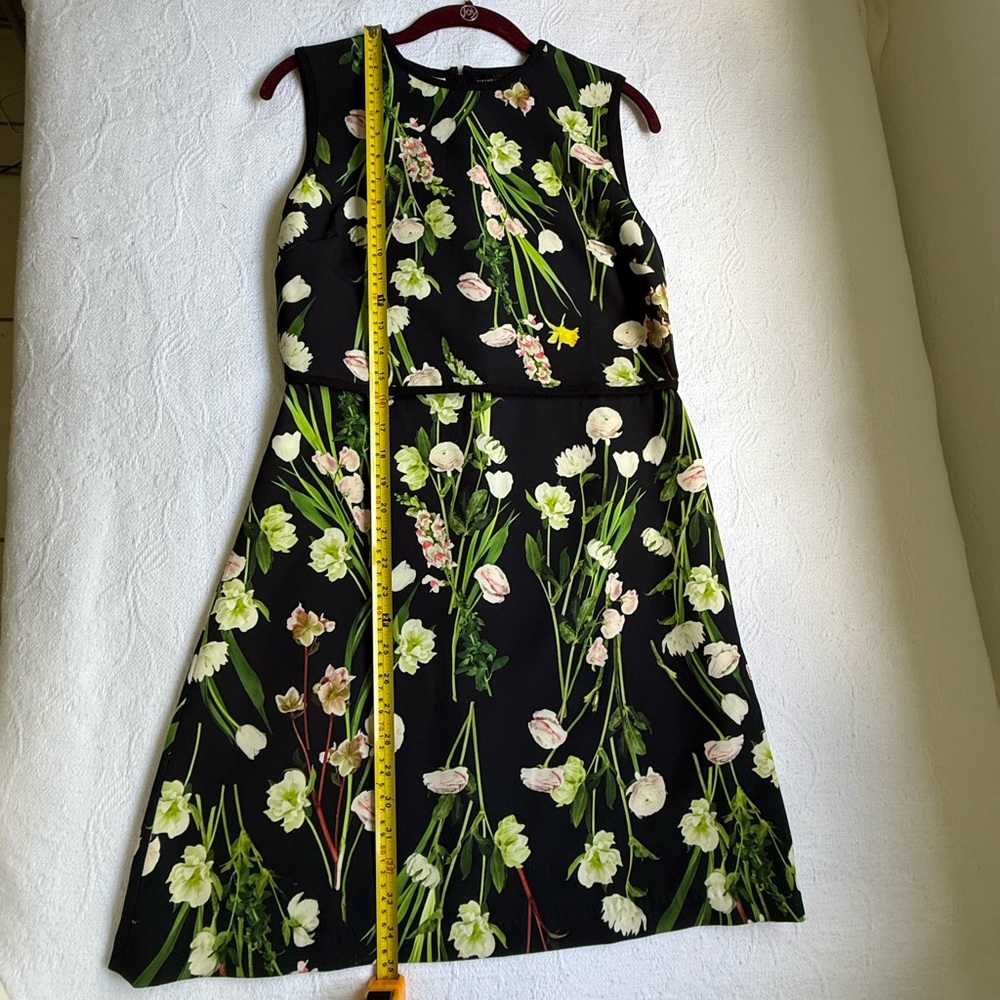 Victoria Beckman for Target Floral Sleeveless Piece Size M Black Green NWOT - Picture 9 of 12
